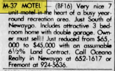 M-37 Motel - Oct 16 1975 Ad (newer photo)